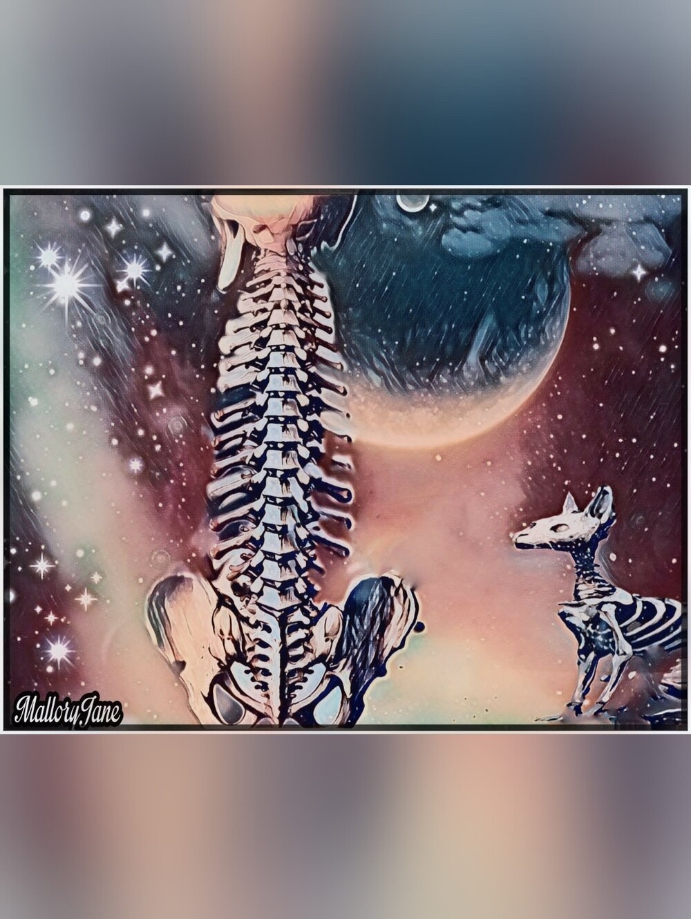 "Eternal Companions" MalloryJane Fine Art Print-The Mirror Plane Series 24"x30"